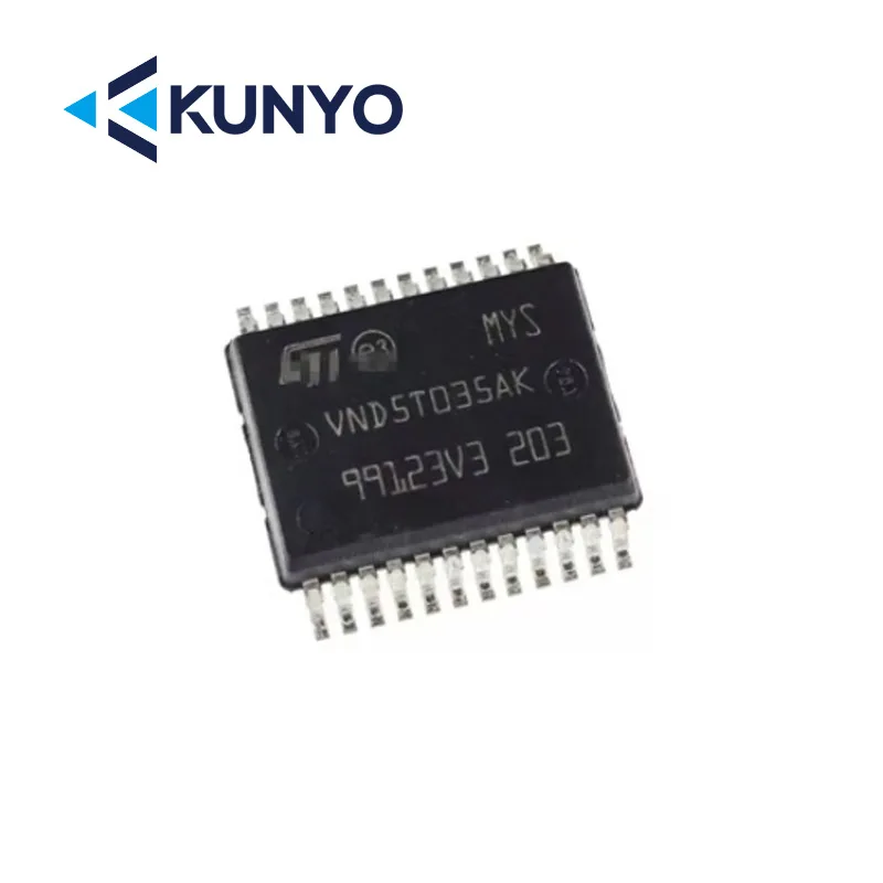 

integrated circuit VND5T050AKTR-E VND5T035LAKTR-E VND5T100AJ-E HSSOP24 driver power switch ic chip