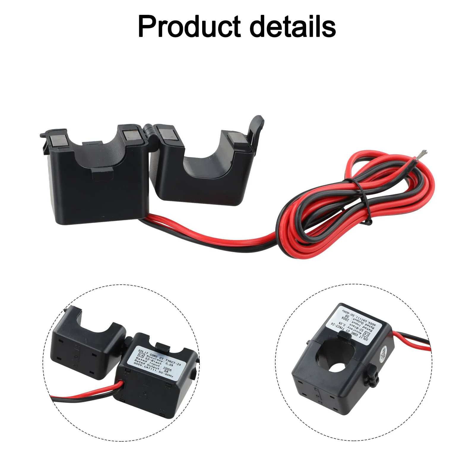 KCT24 Current Transformer 50A-400A Is For Detect Current And Is Easy To  KCT24 Current Transformer 50A-400A Is For Detect Curren
