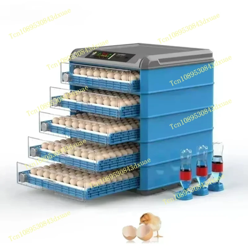 Fully Automatic Hatching Machine 176-500Capacity Egg Incubator 110V/220V/12V Chick Roller Automatic Temperature Humidity Control