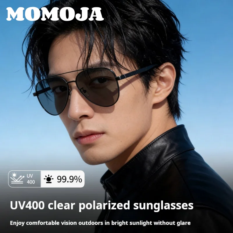 

MOMOJA news Polarized Pilot Sunglasses for Men and Women, UV400 Driving Glasses, Outdoor Shades for Fishing Hiking Travel 7201