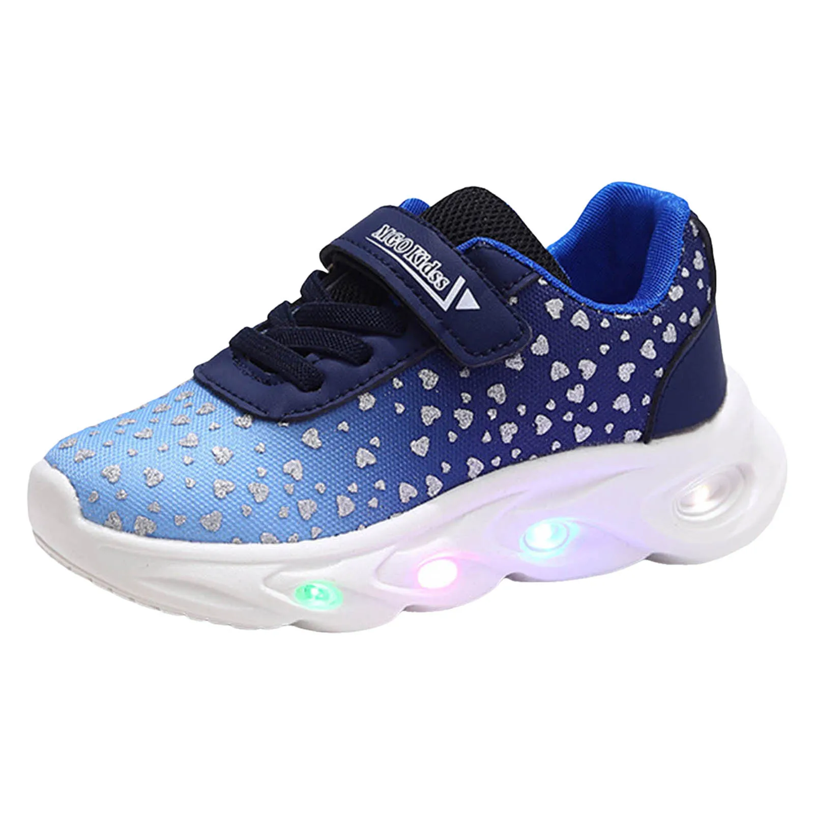 

Kids Wide Shoes LED Light Up Shoes For Girls Toddler Walking Shoes Girls Kids Children Baby Casual Little Girl Size 13 Shoes