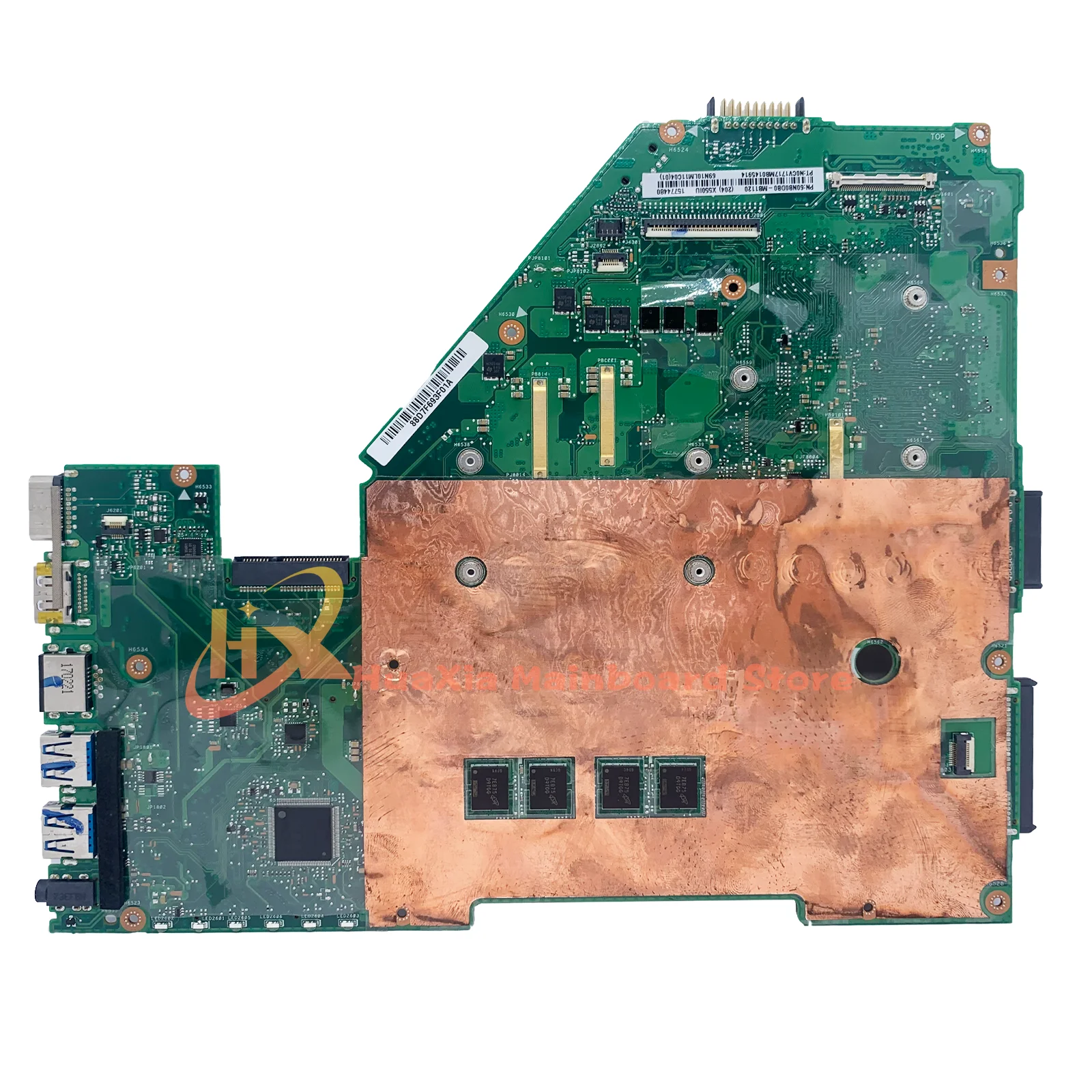 X550I Mainboard For ASUS X550IK X550IU XV50I VX50IU VX50IK FX550I A550I F550I K550I Laptop Motherboard 4GB/8GB FX-9830P V2G/V4G