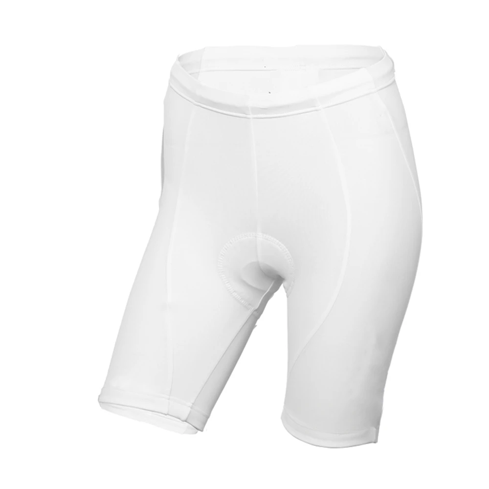 NEW Women White Bicycle Pro / Road Team Bike Pro Cycling Shorts / Wear Breathing Air  Gel Pad