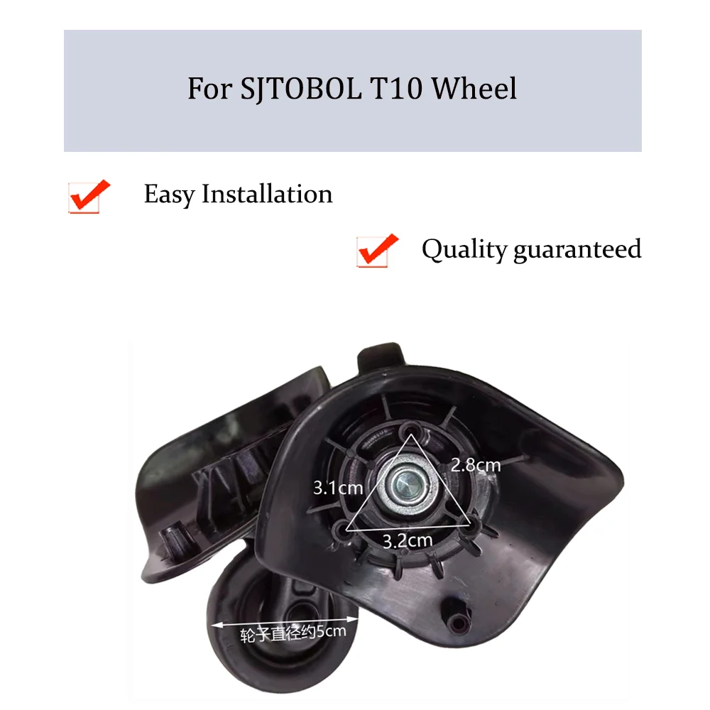 

Suitable For SJTOBOL T10 Luggage Wheel Trolley Case Wheel Pulley Sliding Casters Universal Wheel Repair Slient Wear-resistant