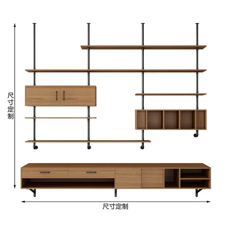 Modern Solid Wood Floating Desk Italian Minimalist Study Bedroom Study Table Creative Living Room Furniture Плавучий Стол FYFD view 6