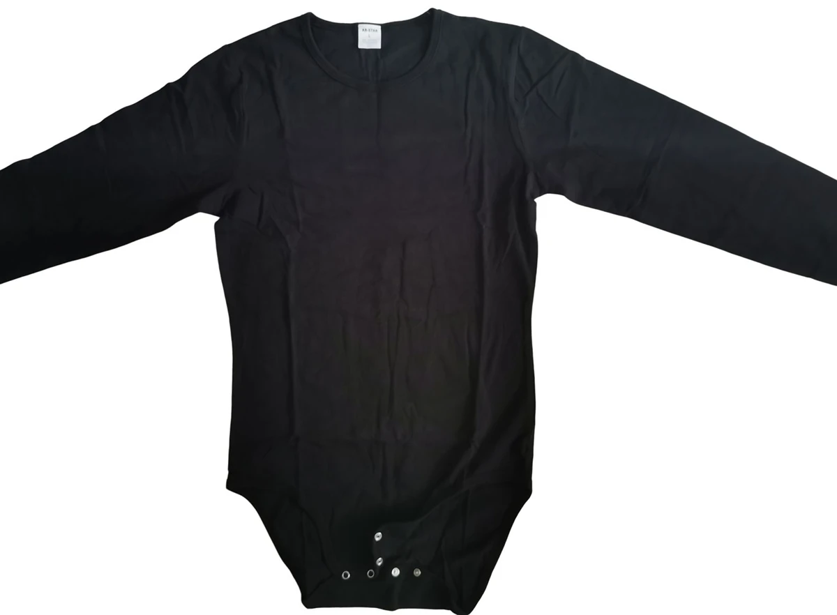 Black bodysuit with sleeve/adult long sleeve bodysuit romper /adult bodysuit/abdl clothes/adult onesie