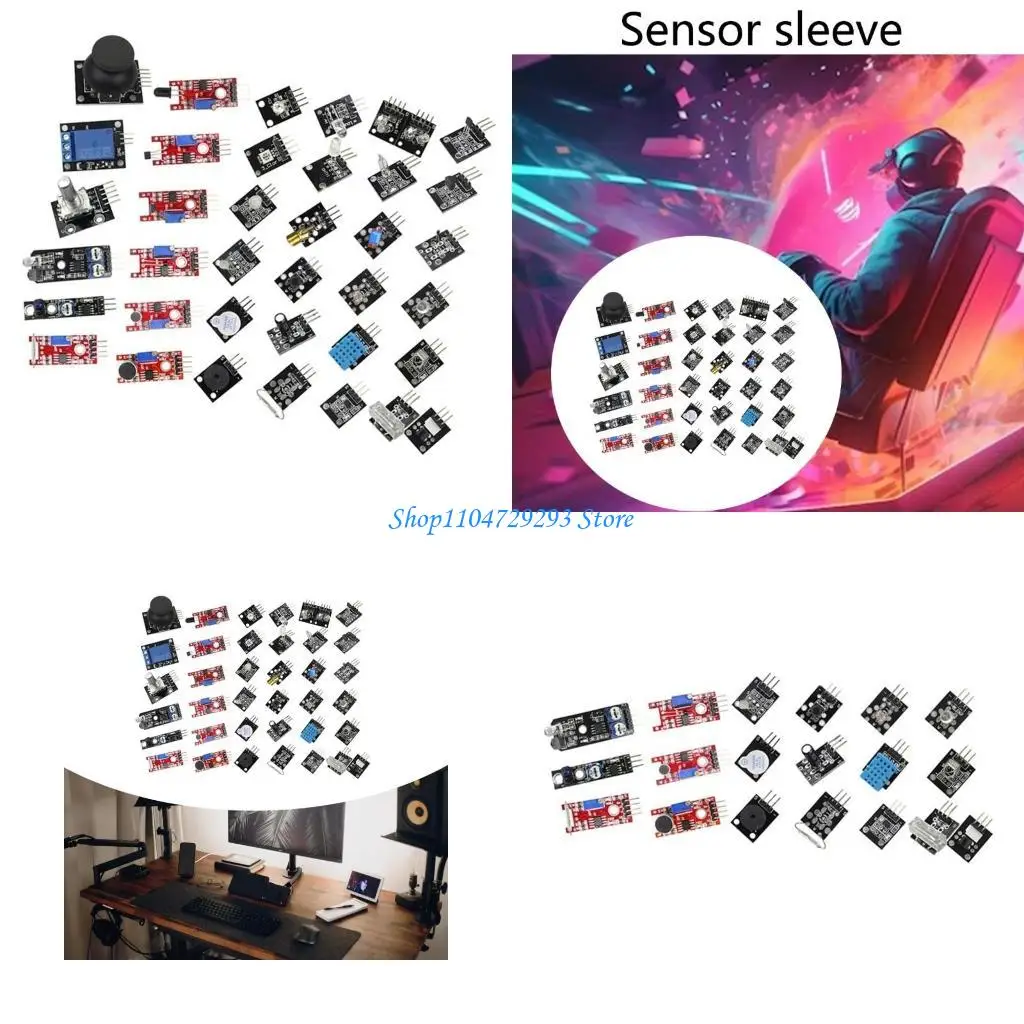 

Y2GD Complete 37 In 1 Sensors Module Set Temperature Sensors For DIY Enthusiasts