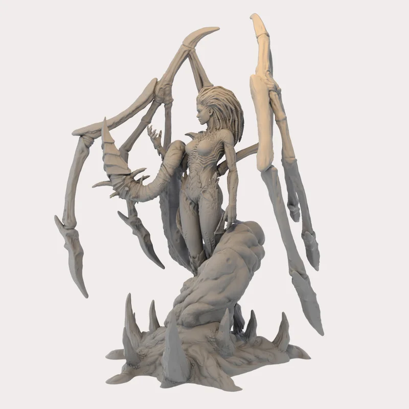 Star Blade Queen Kerrigan 1/24 Resin Figure GK Model DIY Toy Scene Match Unassembled Uncolored