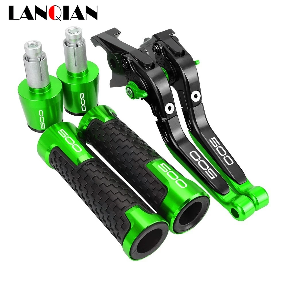 

For Kawasaki Ninja Z500 New Motorcycle Adjustable Folding Extendable Brake Clutch Levers Handlebar Grips Ends Z 500 2024 2025