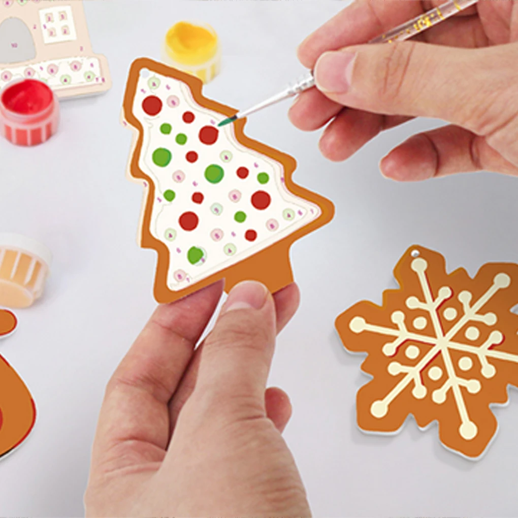 PVC Unleash Creativity With Pack Of 8 Christmas Painting By Numbers Set Pack Of 8 Christmas
