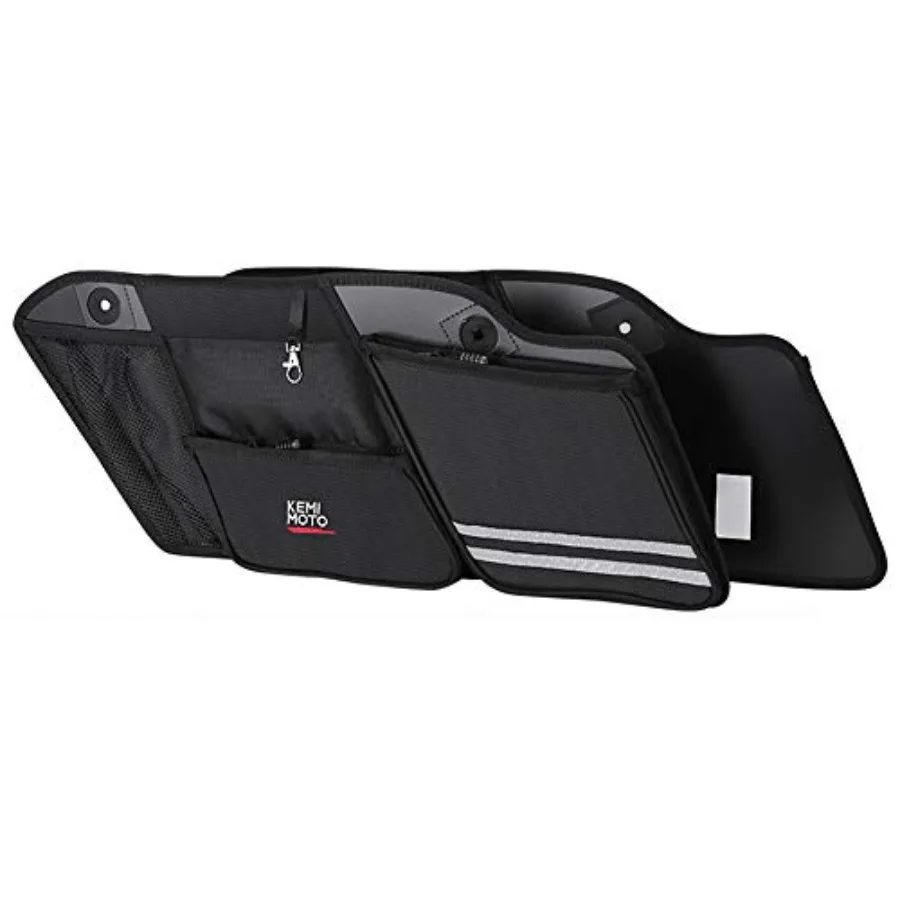 

Saddle Bags Organizers 2 Pack for 1993-2013 Road Glide Street Glide Road King Saddlebag Organizers with Durable Waterproof Mate
