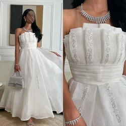 Customized  Elegant Sizes Available Strapless A-line Quinceanera Dresses Paillette / Sequins Draped Shirred Charmeuse Evening