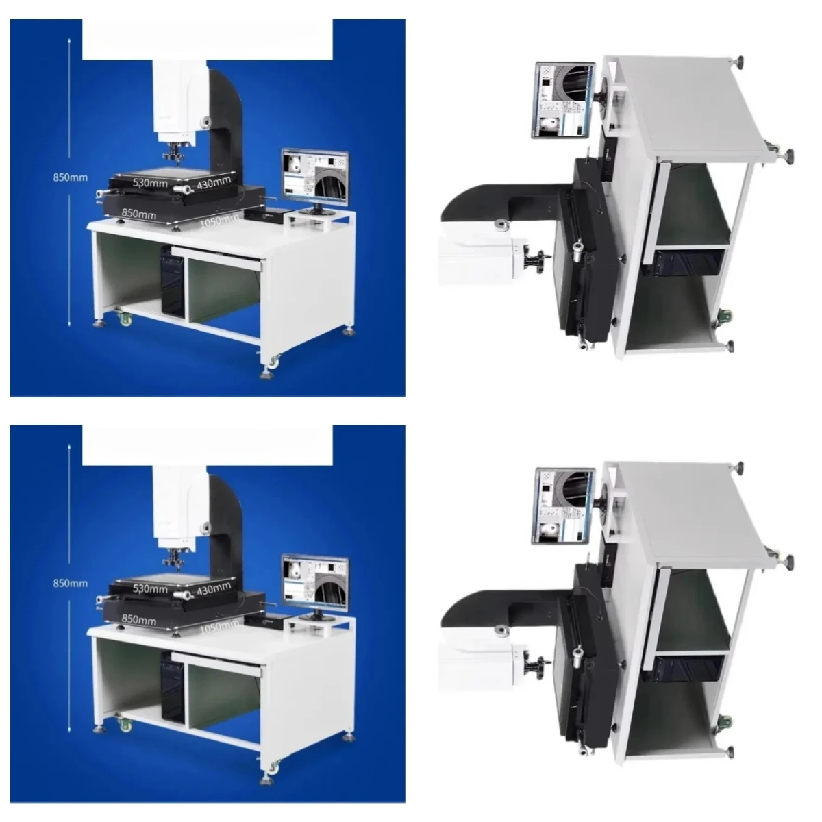 Anime image measuring instrument Full automatic imager 2.5 dimensional industrial projector Optical dimension detector