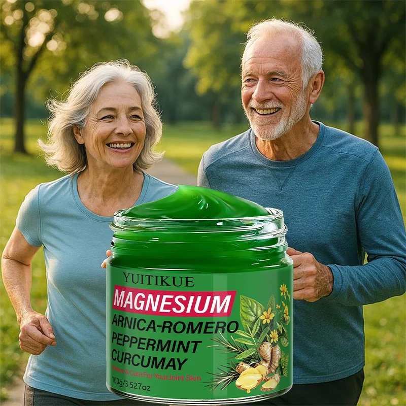 YUITIKUE Natural Plant Magnesium Joint Cream Soothe Tense Muscles Whole Body Sports Massage Ointment