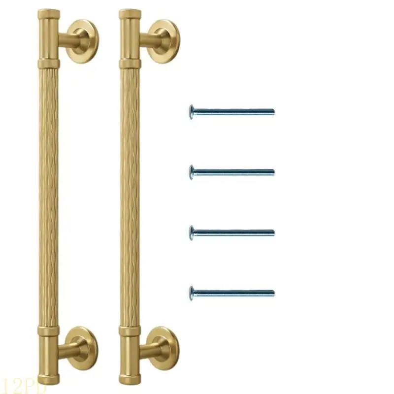 12PD 1pair Cupboard Door Knob Zincs Alloy Cabinet Drawer Handle Cupboard Pulls Vintage Furniture Decoration Easy to Install