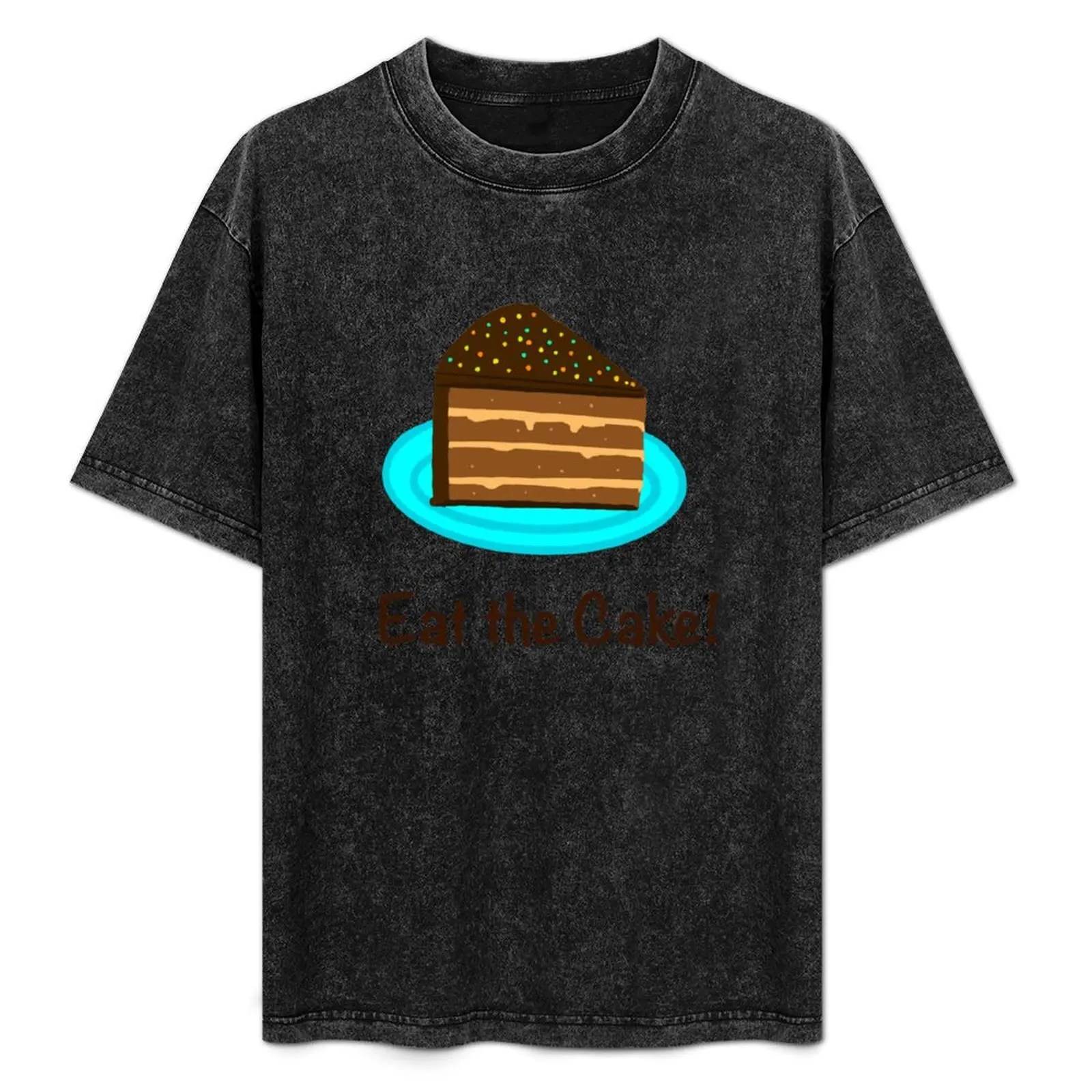 

Eat the Cake! T-Shirt Plus Size Basic Cotton T-Shirt