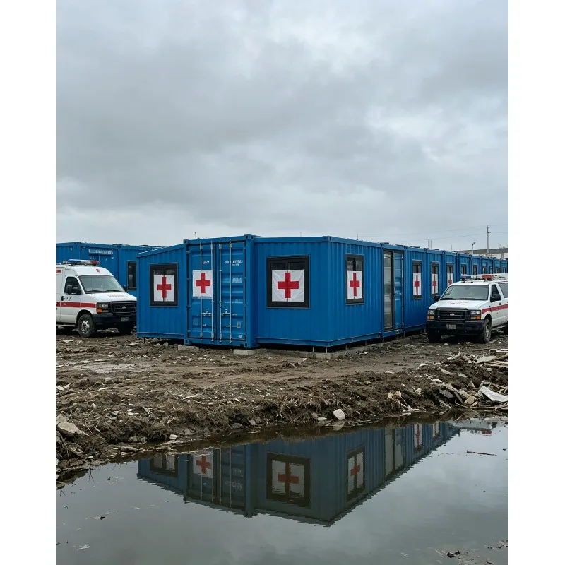 Expandable Container House, Prefabricated Modular Living, Tiny Houses, Mobile Office Cabin, Construction Site Foldable House Hot