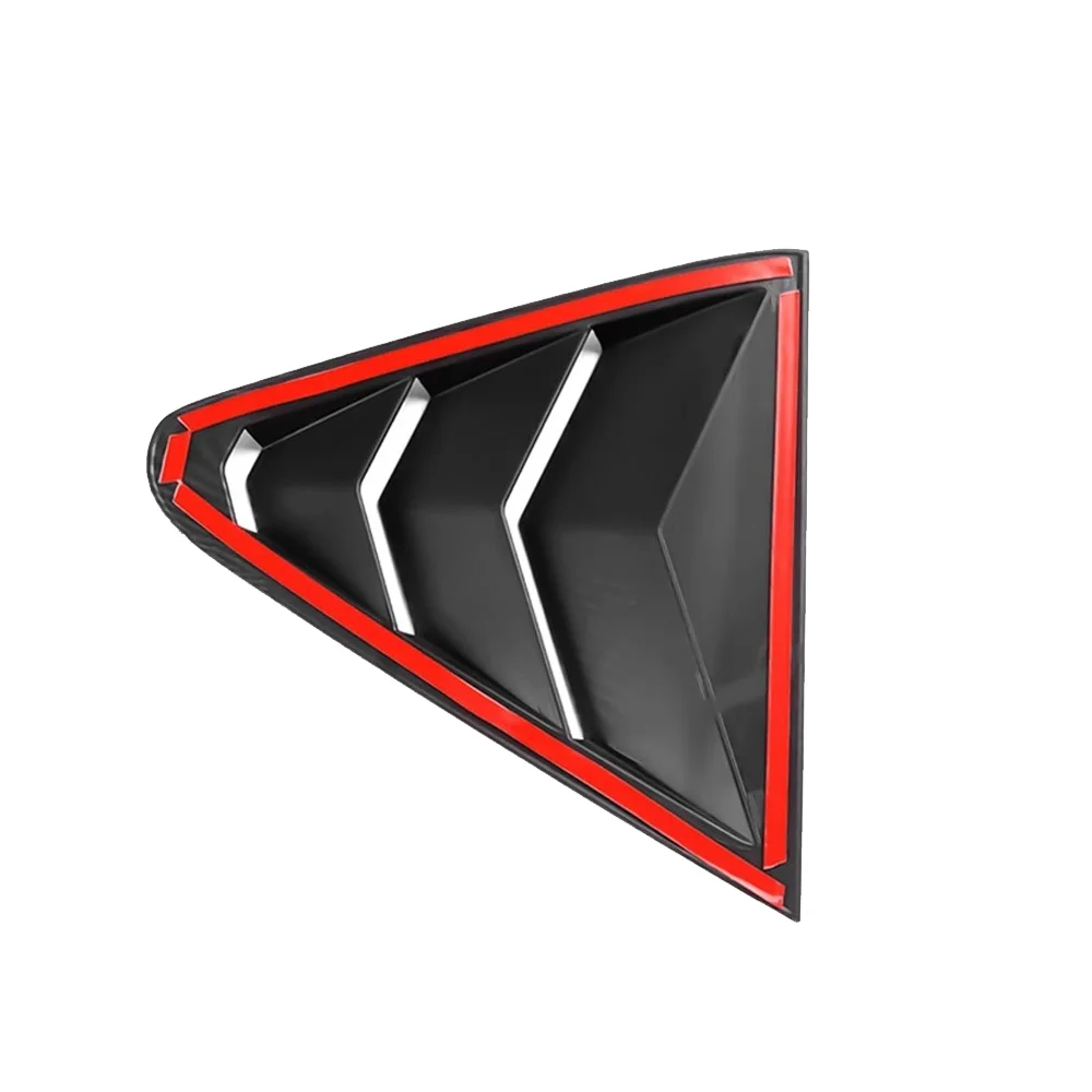 Car Shutter for Toyota GT86 86 Subaru BRZ Scion FR-S 2013~2021 Rear Side Window ABS Louvers Style Triangular Sticker Accessories