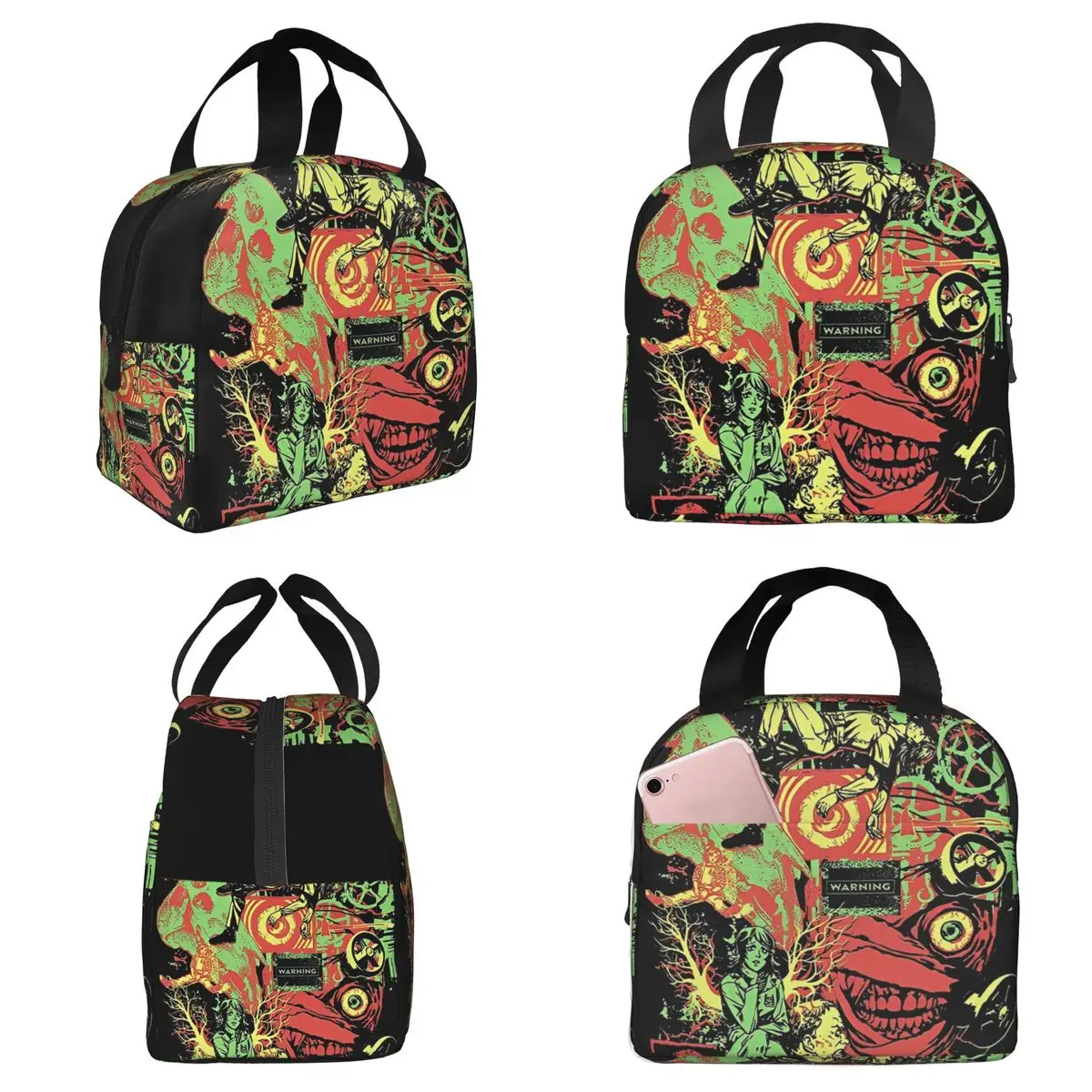 Captain Curly Mouthwashing Game Insulated Lunch Bag for Women Office Cooler Thermal Food Box Tote Portable Lunch Boxes Container