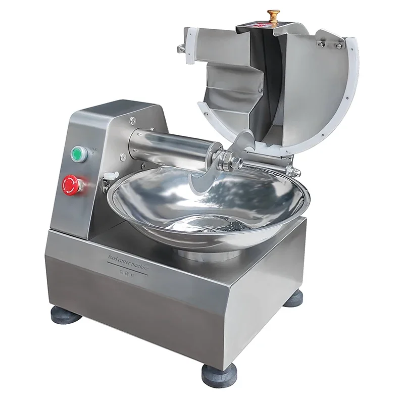 -Cheaper Price Meat Bowl Cutter Table Top Bowl Chopper Stainless Steel Vacuum Bowl Cutter Chicken Meat Cutting Machine