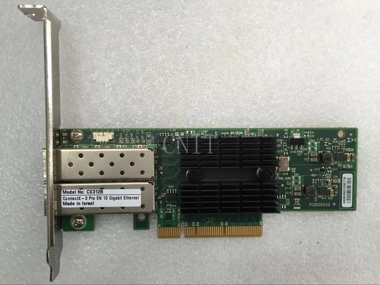 

MCX312B-XCCT CX312B Mellanox NIC ConnectX-3 10Gigabit Ethernet Dual-Ports 10G SFP+ PCIe Network Interface Card