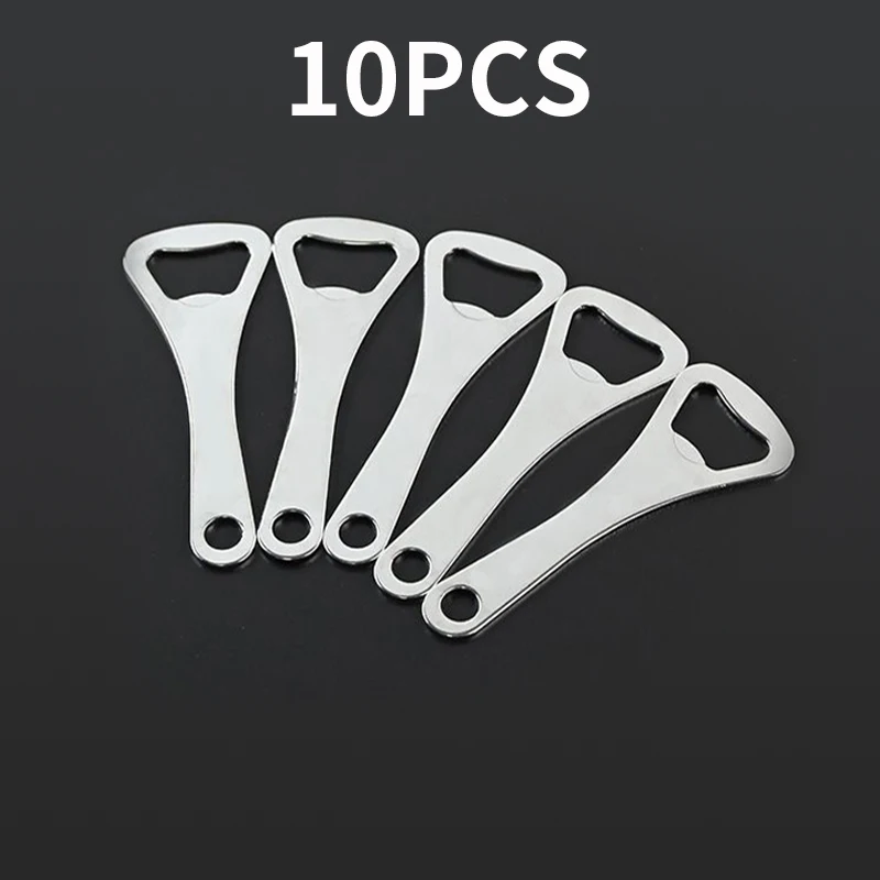 10PCS- Stainless Steel Opener, Creative Beer Can Opener, Household Stainless Steel Bottle Opener