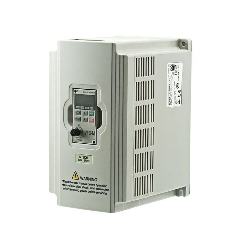 VFD-M Series Ultra Low Noise Mini 3-Phase 2.2KW 380V 460V inverter Variable Speed AC Motor Drive