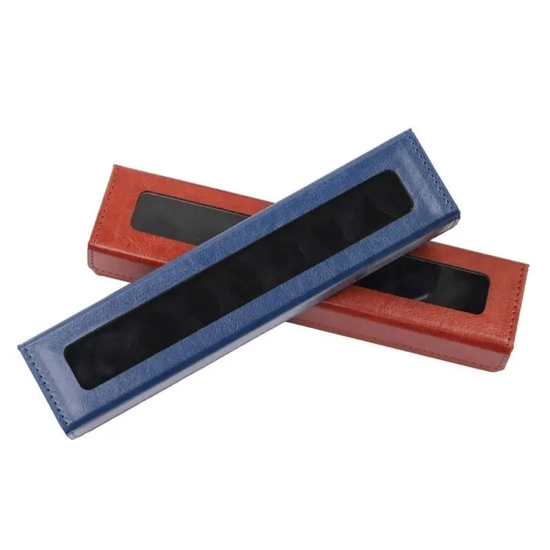 652F صندوق تخزين النردات مستطيلة مع غطاء بو الجلود النردات حقيبة للتخزين الحاويات دور اللعب النردات المنظمون دائم