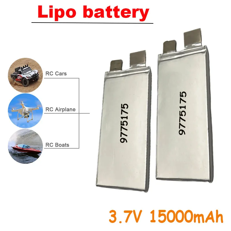 3.7V 15000mAh Lipo Battery High Rate Lithium Battery Suitable for Aircraft Models Suitable UAV Car Models Power Tools Ship