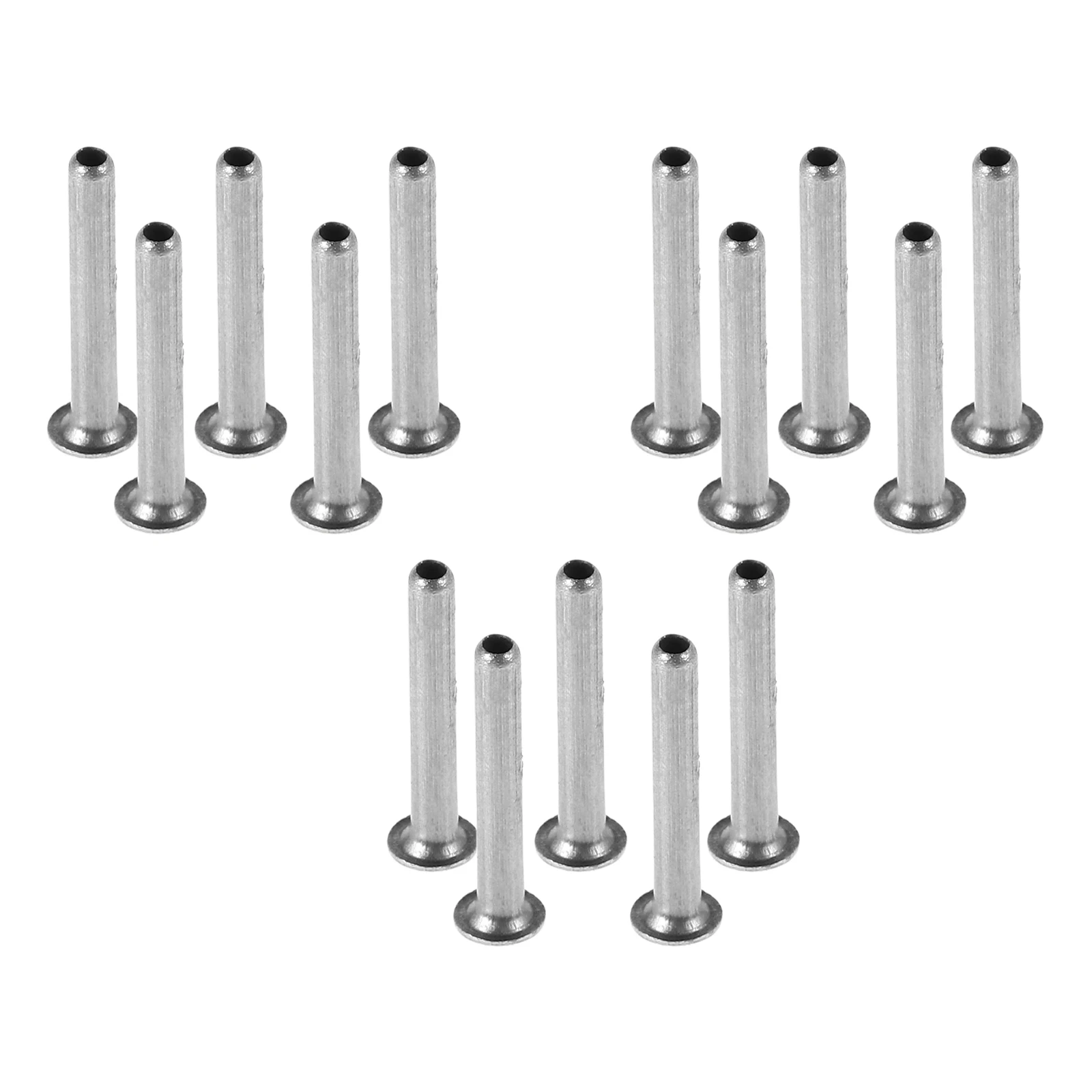 

10 Pcs Umbrella Accessories Blind Rivet Replacement Folding Umbrellas for Rain Three Tubular Pins Insert Alloy Nut Travel