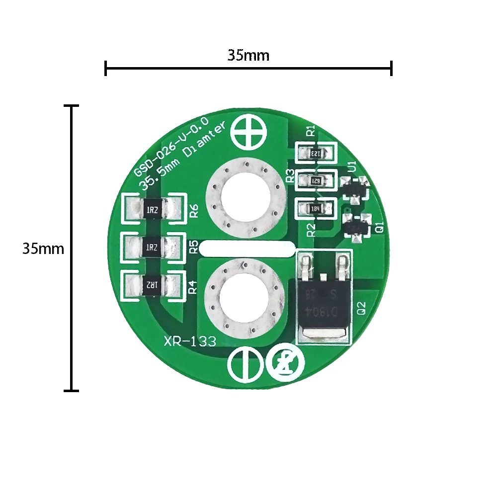 1 szt. 3.5cm uniwersalne elementy elektryczne moduł ochrony Super kondensator 2.7V 500F