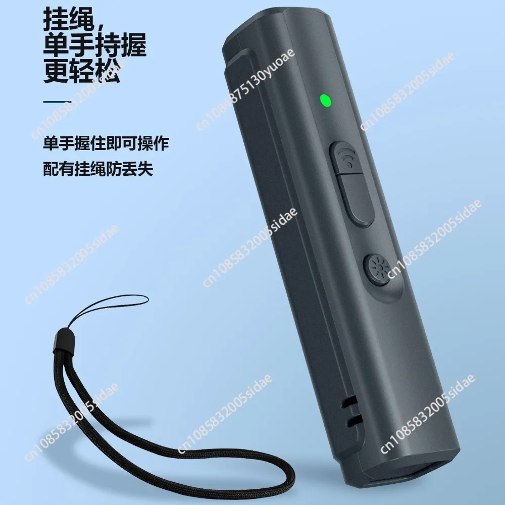 Ultrasonic Dog Repeller USB Rechargeable Dog Drive Device Portable Dog Trainer Anti Barking Device with LED Indicator Lanyard