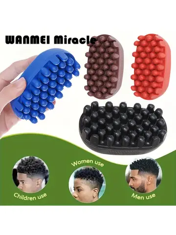 1pcs Professional Curly Hair Sponge Twist Brush Magic African Coil Wave Dreadlock Natural Hairbrush Afro Salon Hair Styling Tool