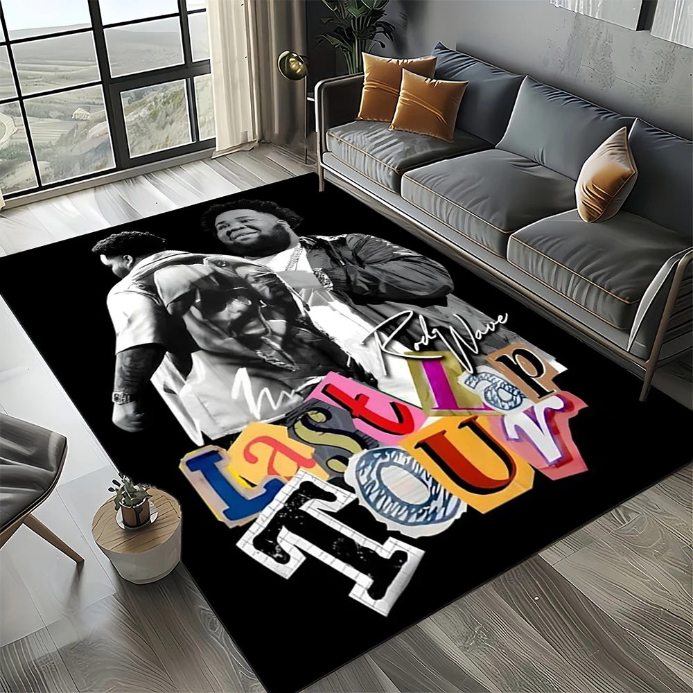 Rod Wave Rapper Star Rug, Home Decor
