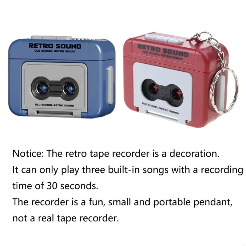 B2EF Retro Styleled Mini Recorers Игрок для музыки воспроизведения записи