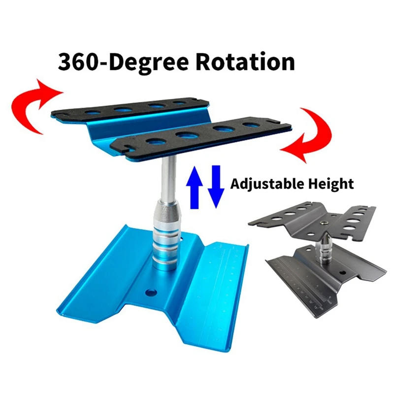 1 Piece RC Car Work Stand Repair Workstation Assembly Platform 360 Degree Rotation Parts For 1/8 1/10 1/12 Cars Truck Buggy ,5