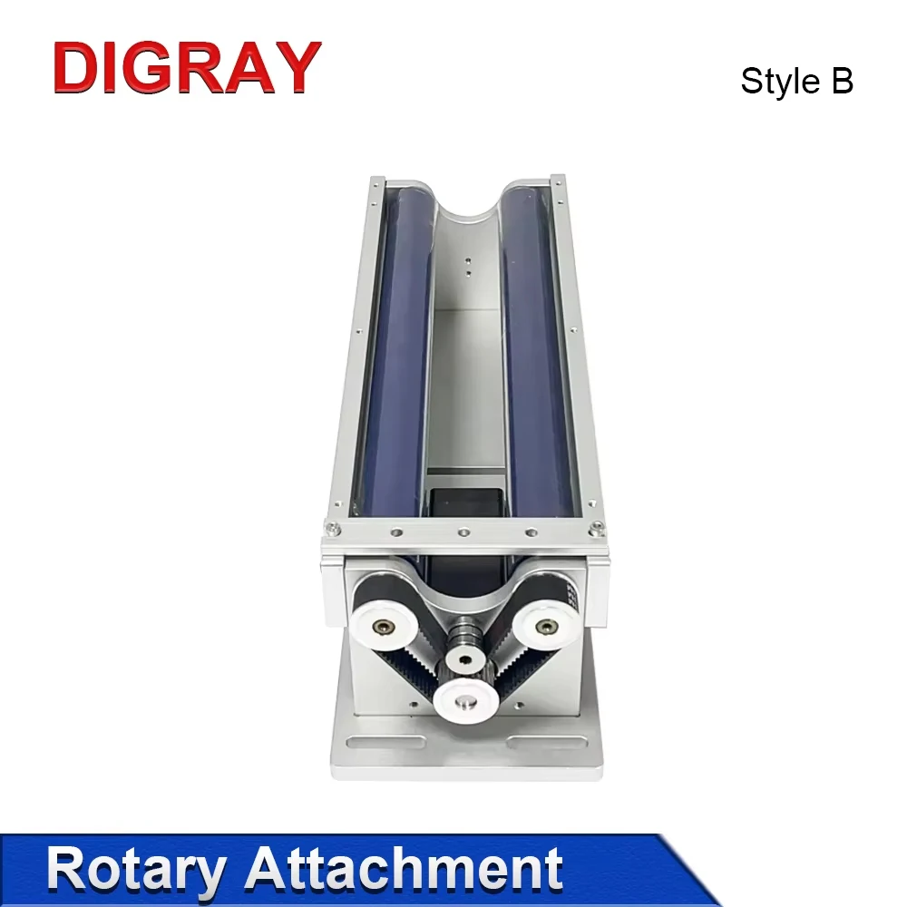 DIGRAY Rotary Attachment 2 Phase Stepper Motor Rotary Stage + Driver for Laser Engraving Cylindrical Objects DIY Parts