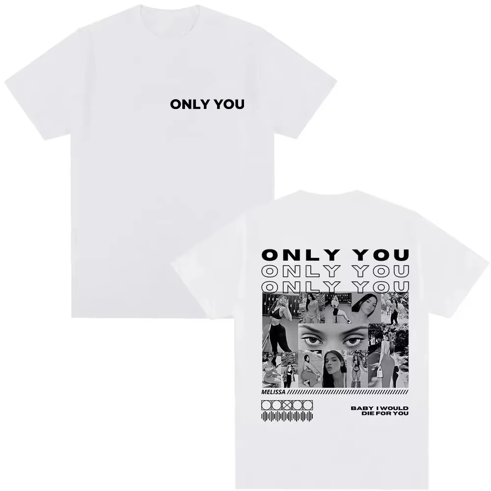 2026 Only You Personalized Photo Graphic T Shirts ​Men Women's Casual Vintage Fashion Cotton Short Sleeve T-shirt Fans Streetwea