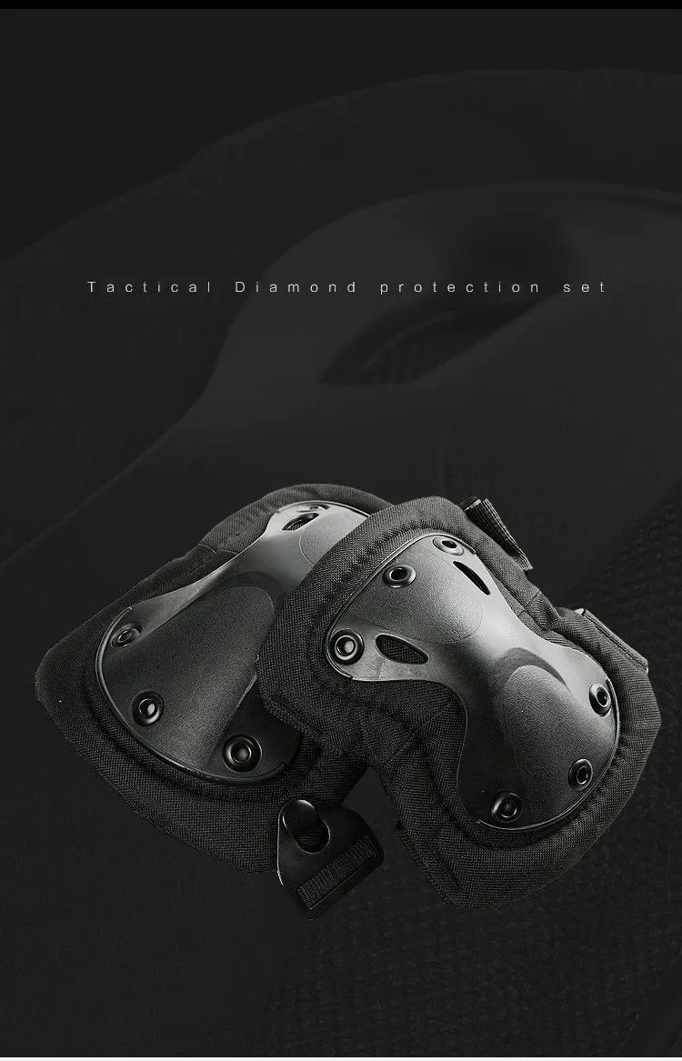 Unisex Camo Taktische Knieschützer Ellenbogenschützer Knieschützer Für Männer Frauen Outdoor Sport Arbeiten Jagd Skating Sicherheitsausrüstung Kniescheibe – Detail 1
