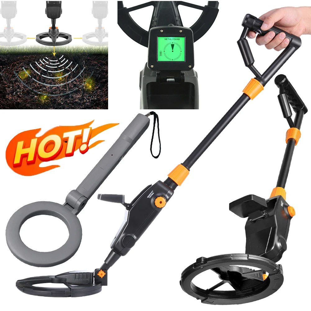 MD1008A Handheld Metal Detector High Sensitivity Scanner Security Checker Gold Silver Jewelry Digger Treasure Search Finders