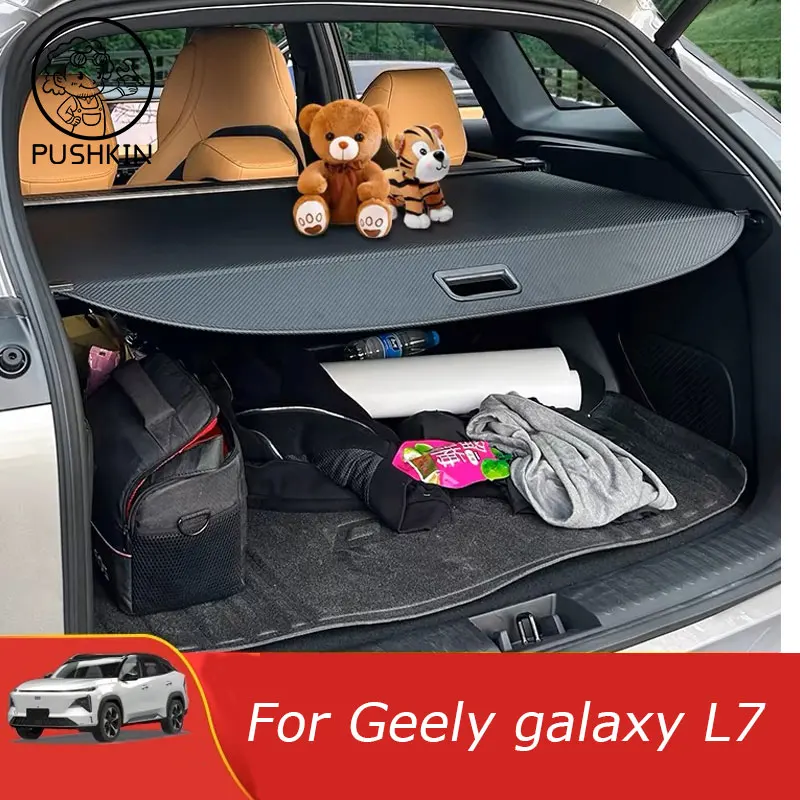 

Car Trunk Curtain Covers For Geely Galaxy L7 2023 2024 2025 Auto Trunk Luggage Curtain Cargo Shield Retractable Car Accessories