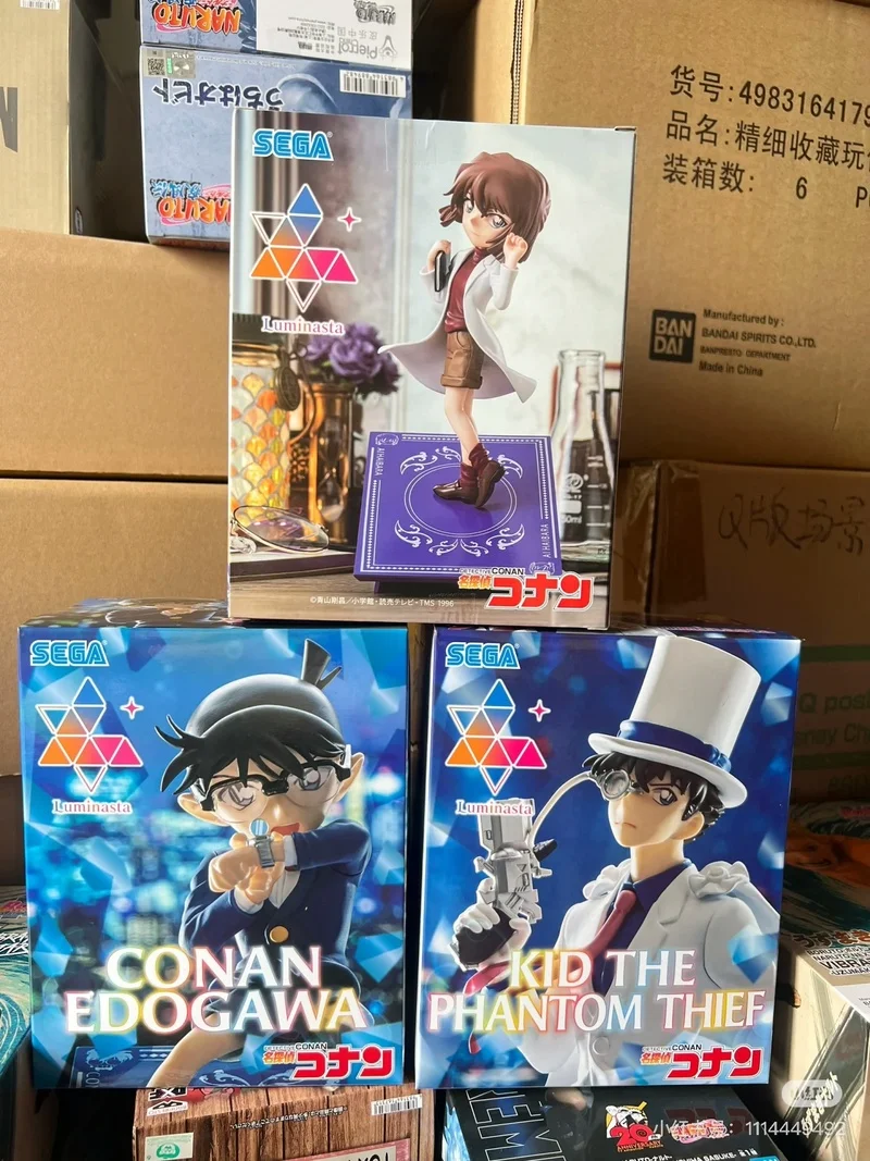 

Оригинальная фигурка Bandai Shf Detective Conan Maori Lan Maori Kogoro Shuichi Akai, Коллекционная модель игрушки, подарок на день рождения