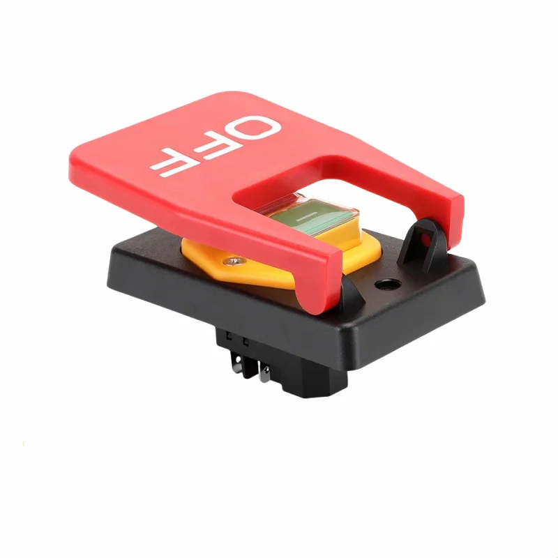 YH02-A-OFF Emergency Stop Button Electromagnetic Starter Switch 16A With Overvoltage Protection Can