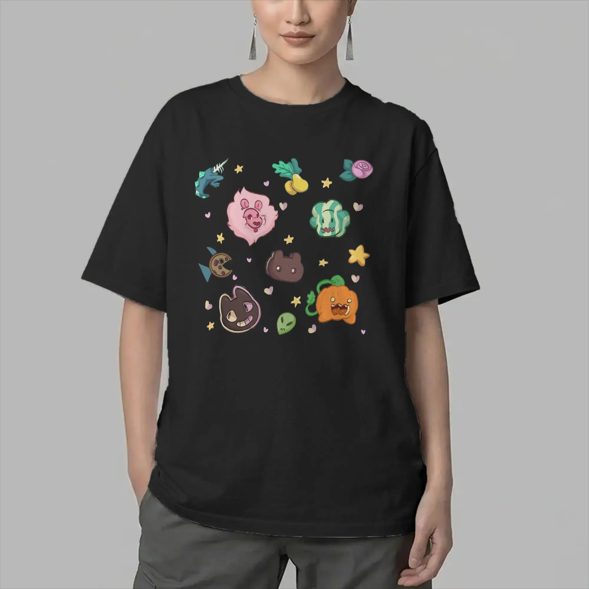 Cartoon Stevens Universes Men's T Shirt  Leisure Tees Short Sleeve O Neck T-Shirt Cotton Gift Idea Clothes