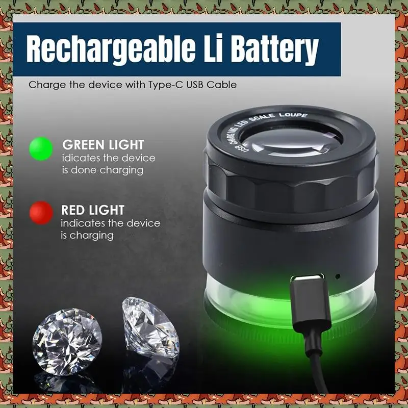 �y�Z�[�����zABLQ ���[�y�g�勾 10X�ALED ���C�g�ƃX�P�[���t���[�d����Ώ��g�勾�A�œ_���������\�Ȋg�勾