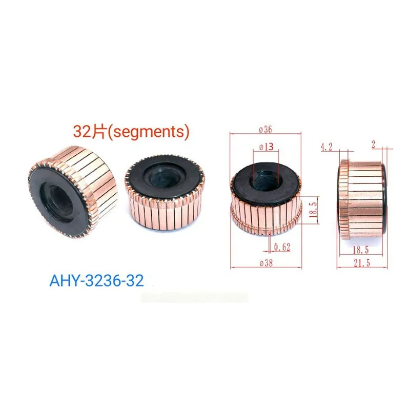 

36*13*18,5*32p Реверс выпрямителя с медной головкой Ahy-3236-32