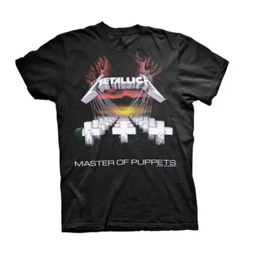 

'Master Of Puppets Tracks' T shirt - NEW