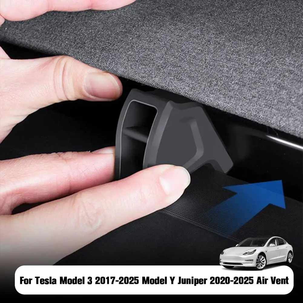 For Tesla Highland Y Launch 2025 Air Freshener Adapter Clip Car Fragrance Silicone Vent Outlet Air Air Aromatherapy Clip I7U3