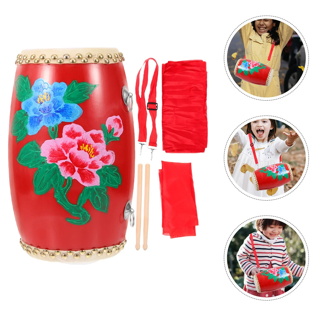 

1Set Real Wood Waist Drum Musical Instrument Easy to Use for Dance Performance Adults Percussion Drum Musical Instrument