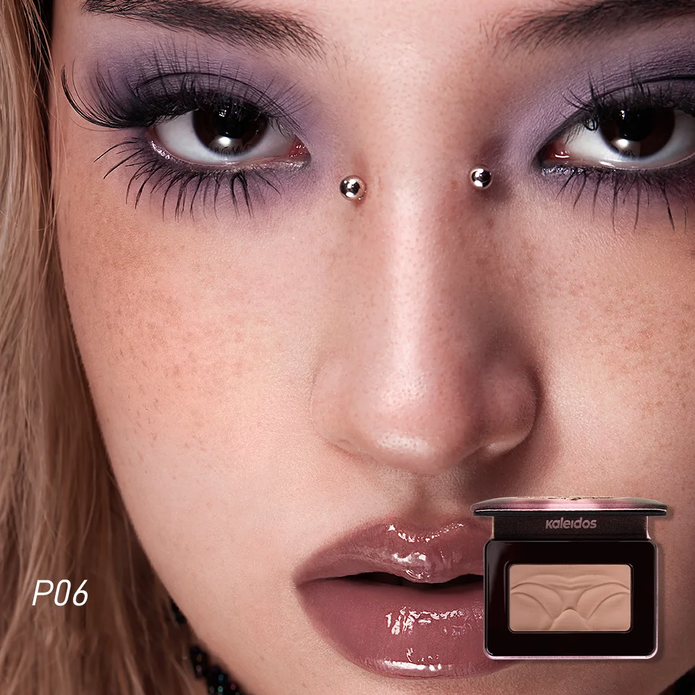 Blush Matte Kaleidos Alta Pigmentação Acabamento Natural Leve de Longa Duração Cobertura Construível Look Bronzeado Maquiagem Facial Vegano Beleza Limpa Tendência TikTok